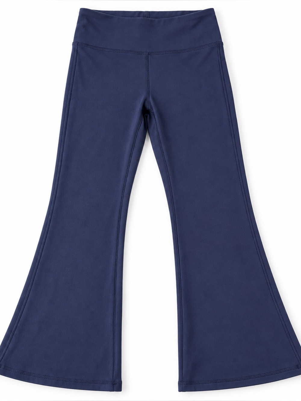 90 Degree by Reflex Girls Flare Yoga Pants Navy Size 7/8